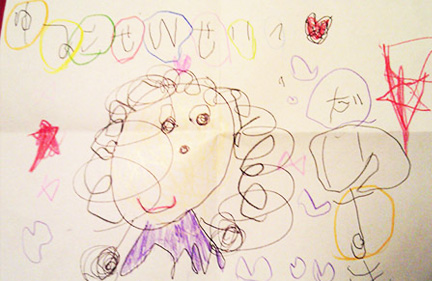 ピアノ教室の生徒さんからいただいたイラスト5 ピアノ教室の生徒さんからいただいたイラスト5